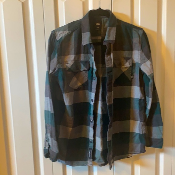 Forest Green Plaid Button Down - Picture 1 of 1